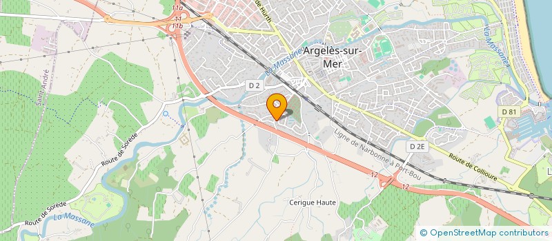 localisation de l'entreprise MADAME ANDREE BOIX à ARGELES-SUR-MER