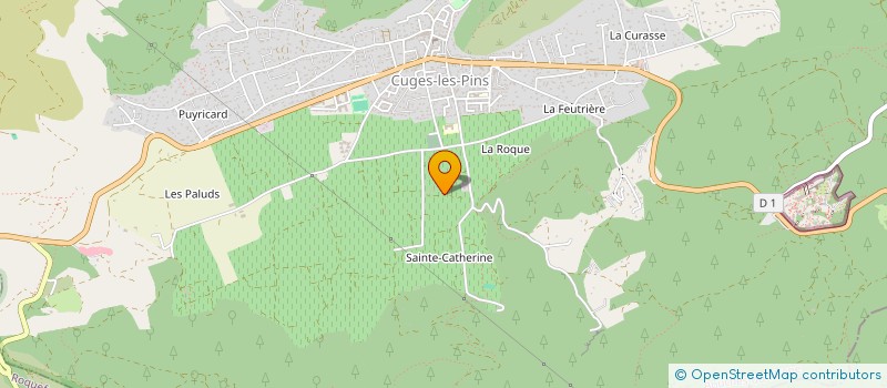 localisation de l'entreprise MADAME ANDREE BONIFAY  CUGES-LES-PINS