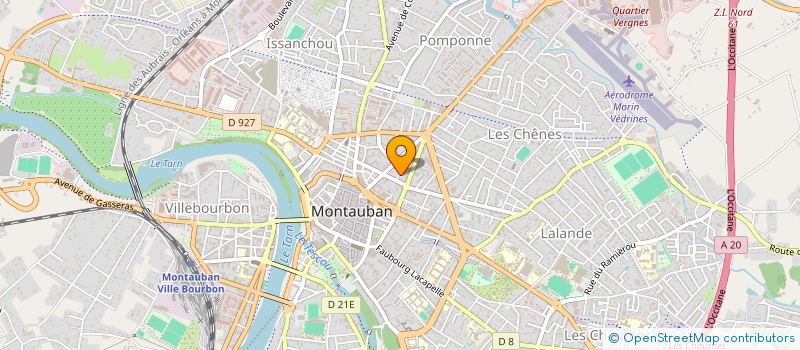 localisation de l'entreprise MADAME ANDREE BONNAFOUS  MONTAUBAN