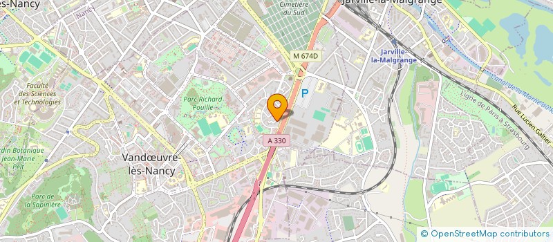 localisation de l'entreprise MADAME ANDREE BONNEAUX à VANDŒUVRE-LES-NANCY
