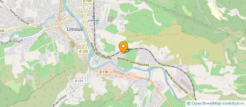 localisation de l'entreprise MADAME ANDREE BOUICHOU  LA DIGNE D'AVAL