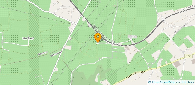 localisation de l'entreprise MADAME ANDREE BOURGUES  BEAUCAIRE