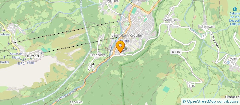 localisation de l'entreprise MADAME ANDREE BOUVARD  SAINT-LARY-SOULAN