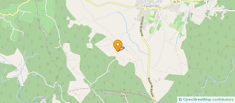 localisation de l'entreprise MADAME ANDREE BOYER  TAVERNES