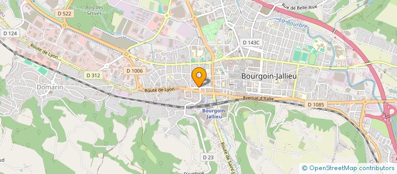 localisation de l'entreprise MADAME ANDREE BRULEY à BOURGOIN-JALLIEU
