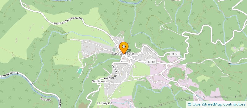 localisation de l'entreprise MADAME ANDREE CABROL  ROQUECOURBE