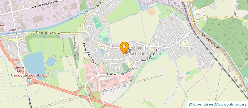 localisation de l'entreprise MADAME ANDREE CADART  CAPPELLE-LA-GRANDE