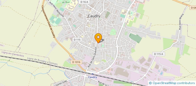 localisation de l'entreprise MADAME ANDREE CAILLEAUX à CAUDRY