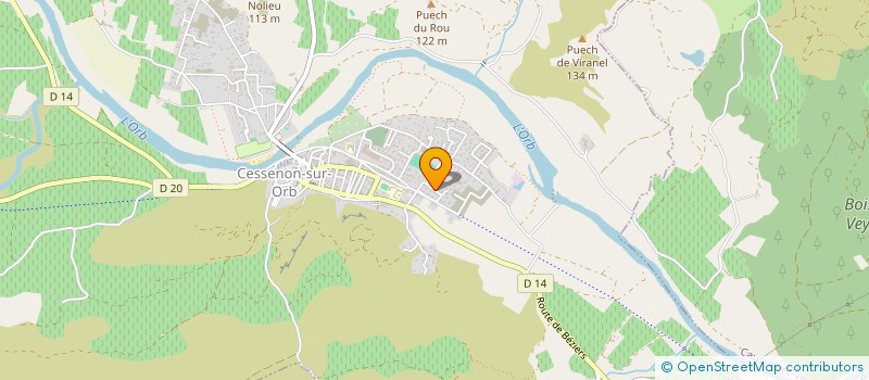 localisation de l'entreprise MADAME ANDREE CARAYON  CAZEDARNES