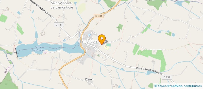 localisation de l'entreprise MADAME ANDREE CARLIER  LAMONTJOIE