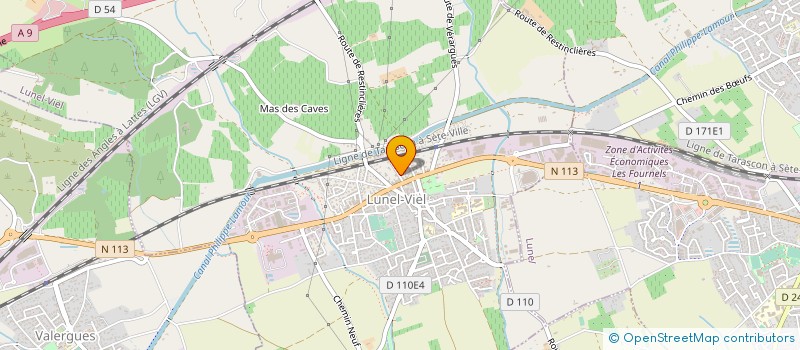 localisation de l'entreprise MADAME ANDREE CASSAN à LUNEL-VIEL