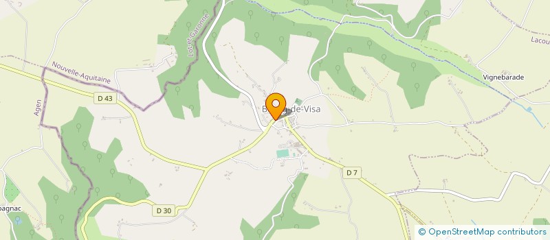 localisation de l'entreprise MADAME ANDREE CASTANIE  MIRAMONT-DE-QUERCY