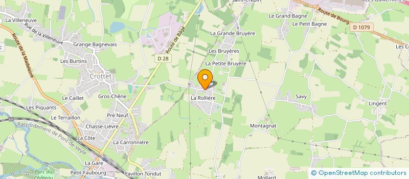 localisation de l'entreprise MADAME ANDREE CATHERIN  SAINT-JEAN-SUR-VEYLE