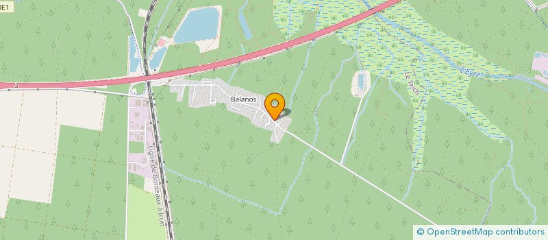 localisation de l'entreprise MADAME ANDREE CAZENAVE  LE TEICH