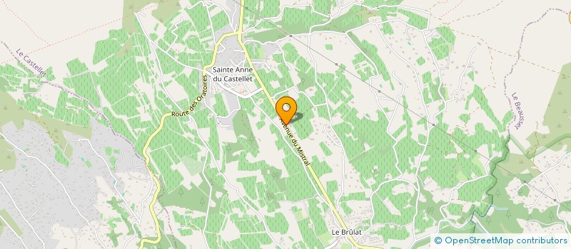 localisation de l'entreprise MADAME ANDREE CHAMBON à LE CASTELLET