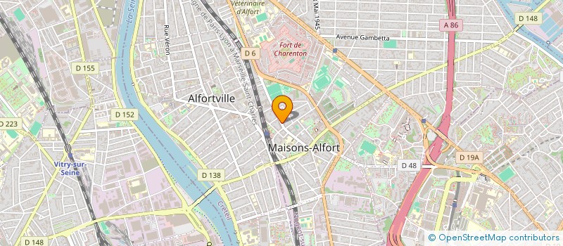 localisation de l'entreprise MADAME ANDREE CHANTANIER à MAISONS-ALFORT
