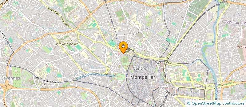 localisation de l'entreprise MADAME ANDREE CHAPERT à MONTPELLIER