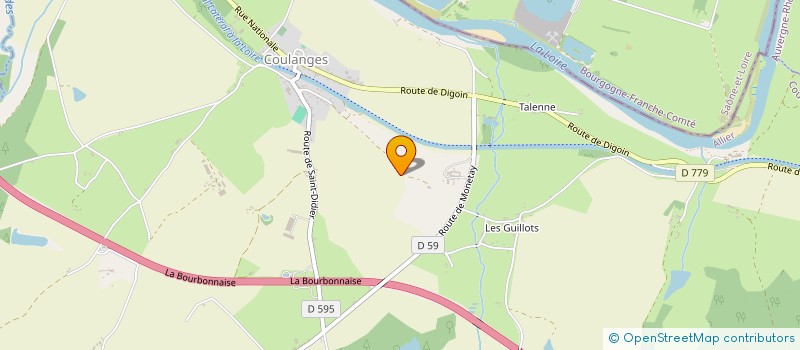 localisation de l'entreprise MADAME ANDREE CHARPIN à PIERREFITTE-SUR-LOIRE