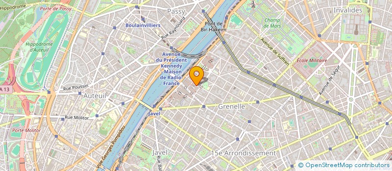 localisation de l'entreprise MADAME ANDREE CHEDID  PARIS