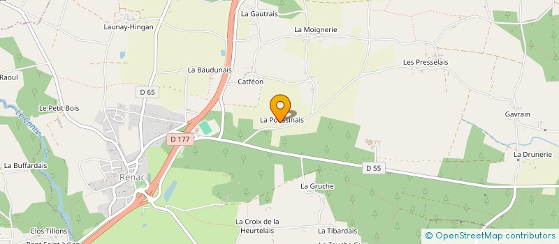 localisation de l'entreprise MADAME ANDREE CHEVAL à RENAC