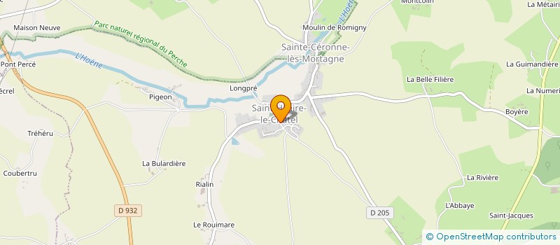 localisation de l'entreprise MADAME ANDREE CHEVALIER à SAINT-HILAIRE-LE-CHATEL