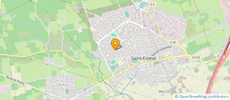 localisation de l'entreprise MADAME ANDREE CONESA  SAINT-ESTEVE