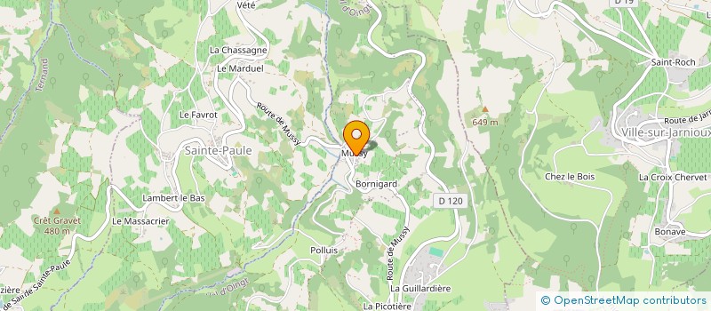 localisation de l'entreprise MADAME ANDREE COQUARD à VAL D'OINGT