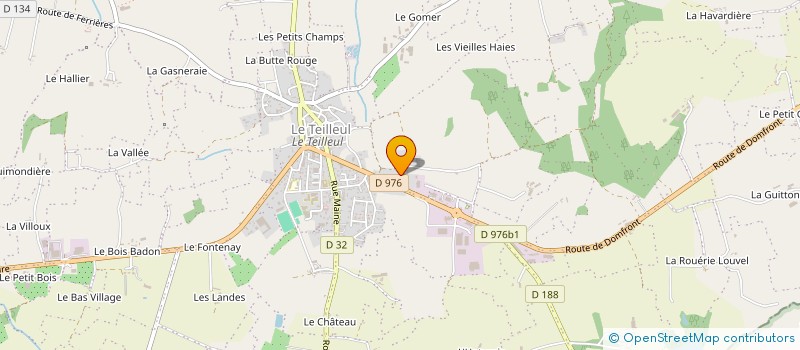 localisation de l'entreprise MADAME ANDREE CROCHET  LE TEILLEUL