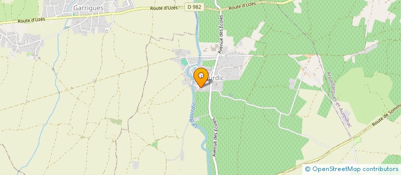 localisation de l'entreprise MADAME ANDREE CROSET  BOURDIC