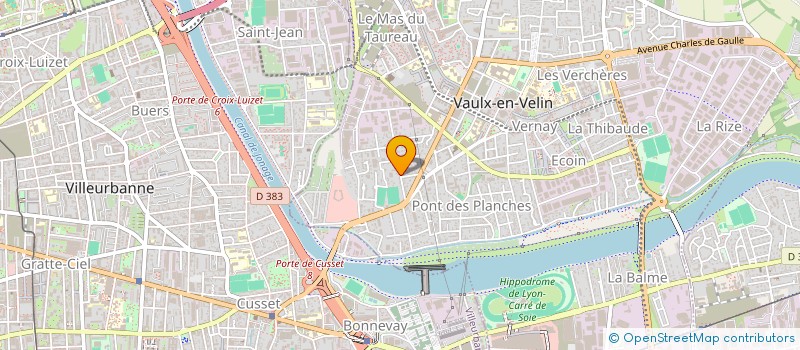 localisation de l'entreprise MADAME ANDREE DALLENBACH  VAULX-EN-VELIN