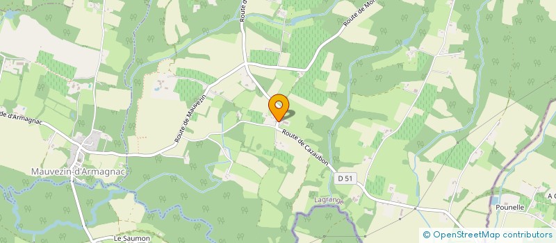 localisation de l'entreprise MADAME ANDREE DAUDIGNON  LAGRANGE