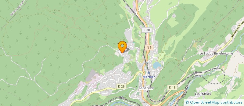 localisation de l'entreprise MADAME ANDREE DECQUE  MORBIER