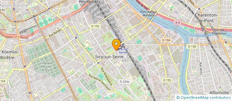 localisation de l'entreprise MADAME ANDREE DEGOUL à IVRY-SUR-SEINE