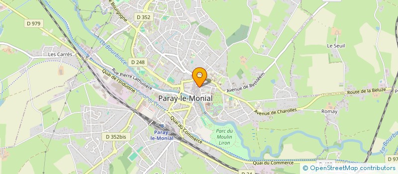 localisation de l'entreprise MADAME ANDREE DELESVAUX à PARAY-LE-MONIAL