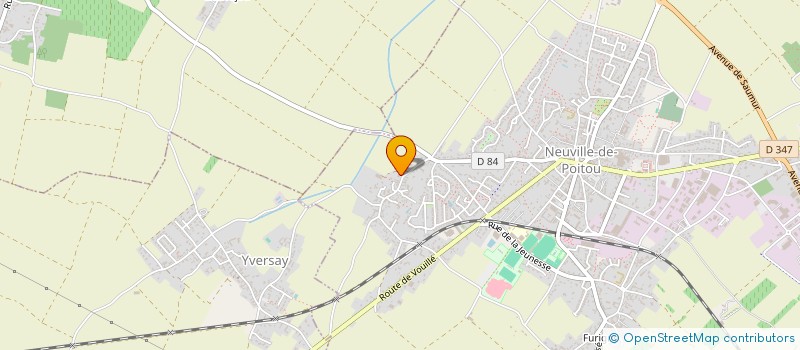 localisation de l'entreprise MADAME ANDREE DELHUMEAU  NEUVILLE-DE-POITOU