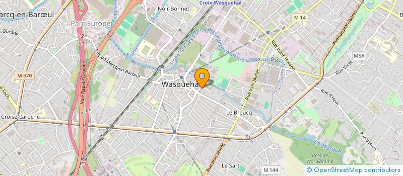 localisation de l'entreprise MADAME ANDREE DENYS  WASQUEHAL