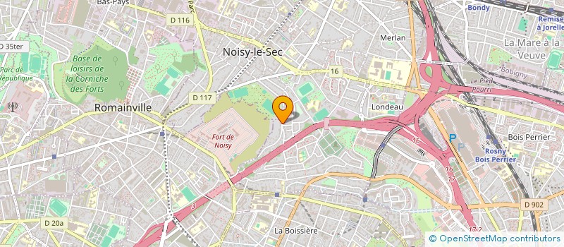localisation de l'entreprise MADAME ANDREE DERER à NOISY-LE-SEC