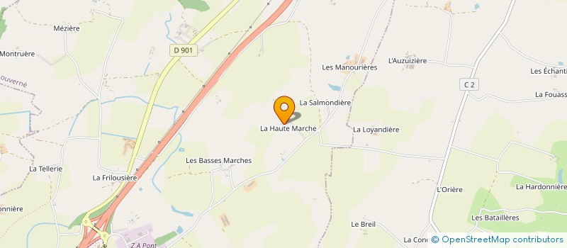 localisation de l'entreprise MADAME ANDREE DESBOIS à LOUVERNE