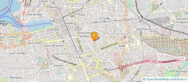 localisation de l'entreprise MADAME ANDREE DESILES à MARSEILLE