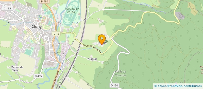 localisation de l'entreprise MADAME ANDREE DESROCHES  CLUNY