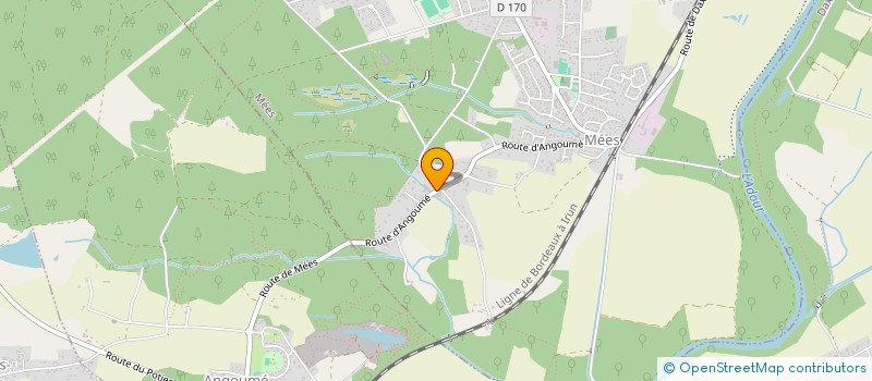 localisation de l'entreprise MADAME ANDREE DESTOUROUNE  MEES