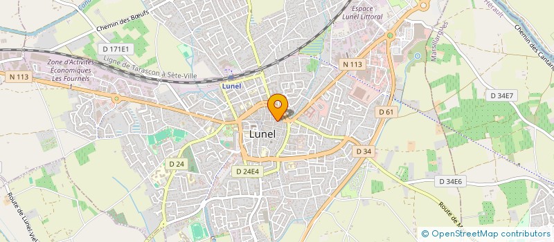 localisation de l'entreprise MADAME ANDREE DEVORS à LUNEL