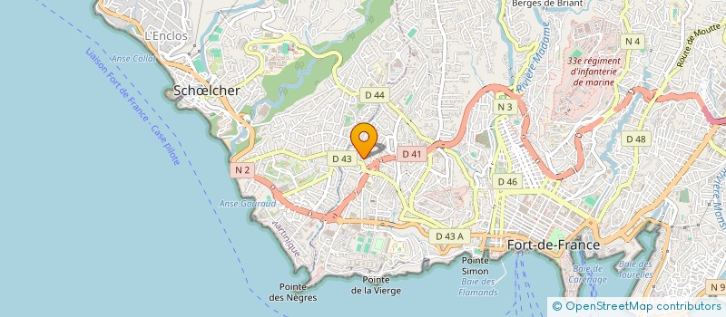 localisation de l'entreprise MADAME ANDREE DIMINIARD  FORT-DE-FRANCE