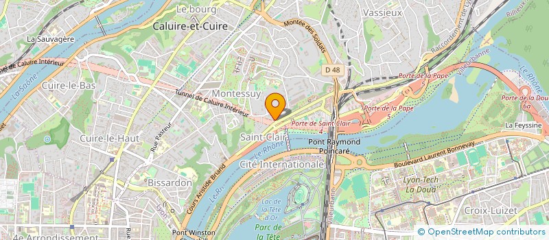 localisation de l'entreprise MADAME ANDREE DONJON  CALUIRE-ET-CUIRE