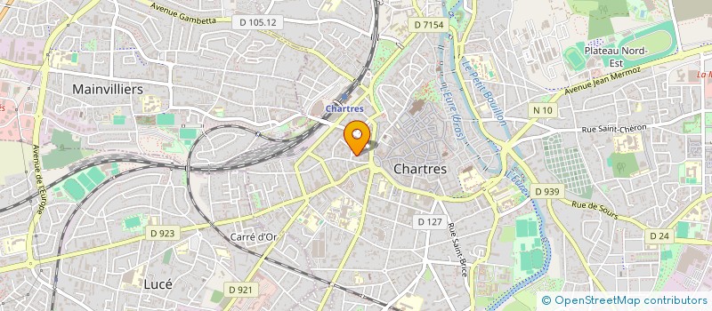 localisation de l'entreprise MADAME ANDREE DUFILS à CHARTRES