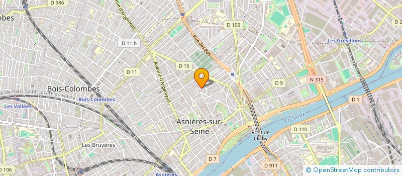 localisation de l'entreprise MADAME ANDREE DUMONT à ASNIERES-SUR-SEINE