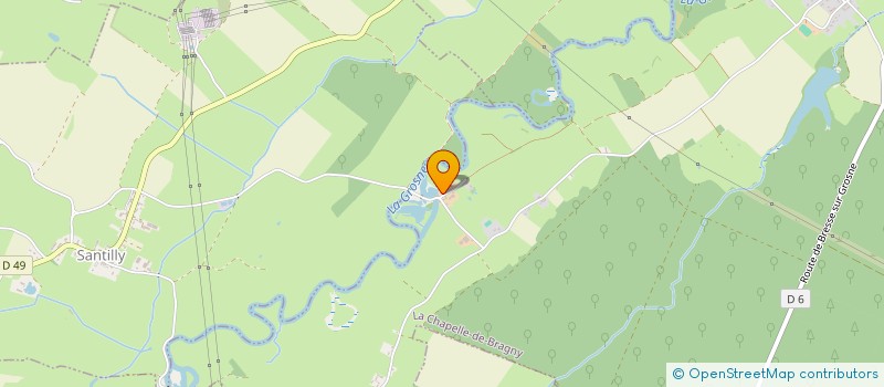 localisation de l'entreprise MADAME ANDREE DURAND  CHAPELLE-DE-BRAGNY (LA)