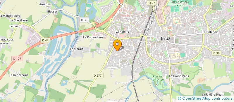 localisation de l'entreprise MADAME ANDREE DUVAL  BRUZ