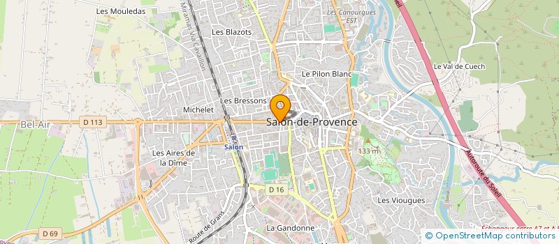 localisation de l'entreprise MADAME ANDREE ECKARD  SALON-DE-PROVENCE