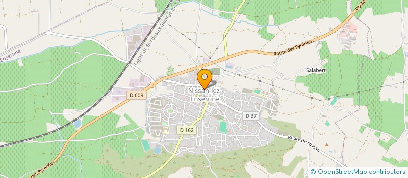 localisation de l'entreprise MADAME ANDREE EMILE  NISSAN-LEZ-ENSERUNE